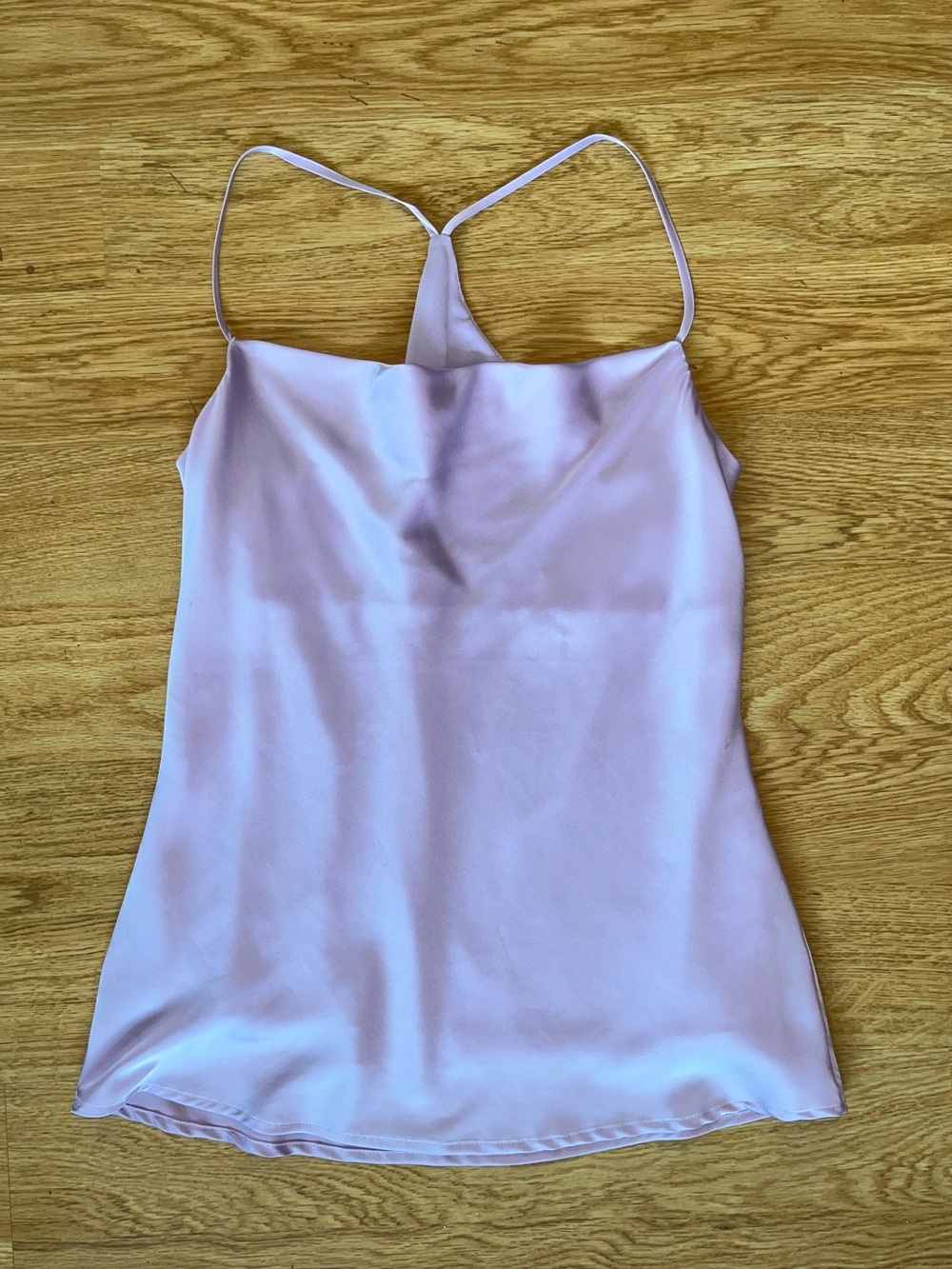 Express Satin Cami Top Lavender Purple Size Small Y2K Minimal Slip Tank